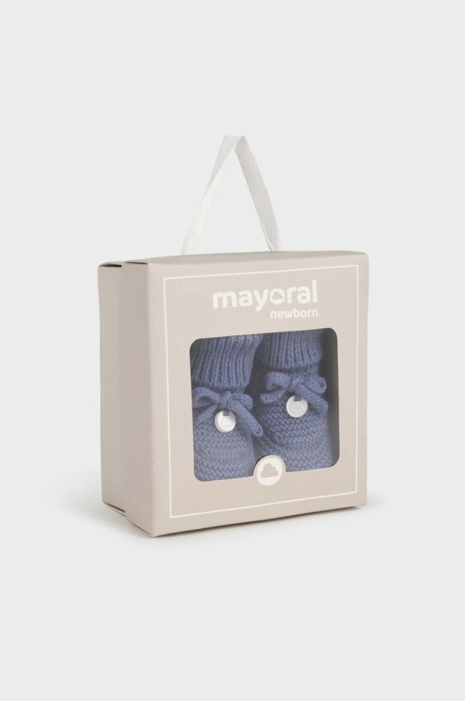 Черевики для немовля Mayoral Newborn колір синій (3430147) фото 6