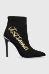 Черевики Just Cavalli жіночі колір чорний на шпильці 75RA3S05 ZS983 PL9 Черевики Just Cavalli жіночі колір чорний на шпильці 75RA3S05 ZS983 PL9