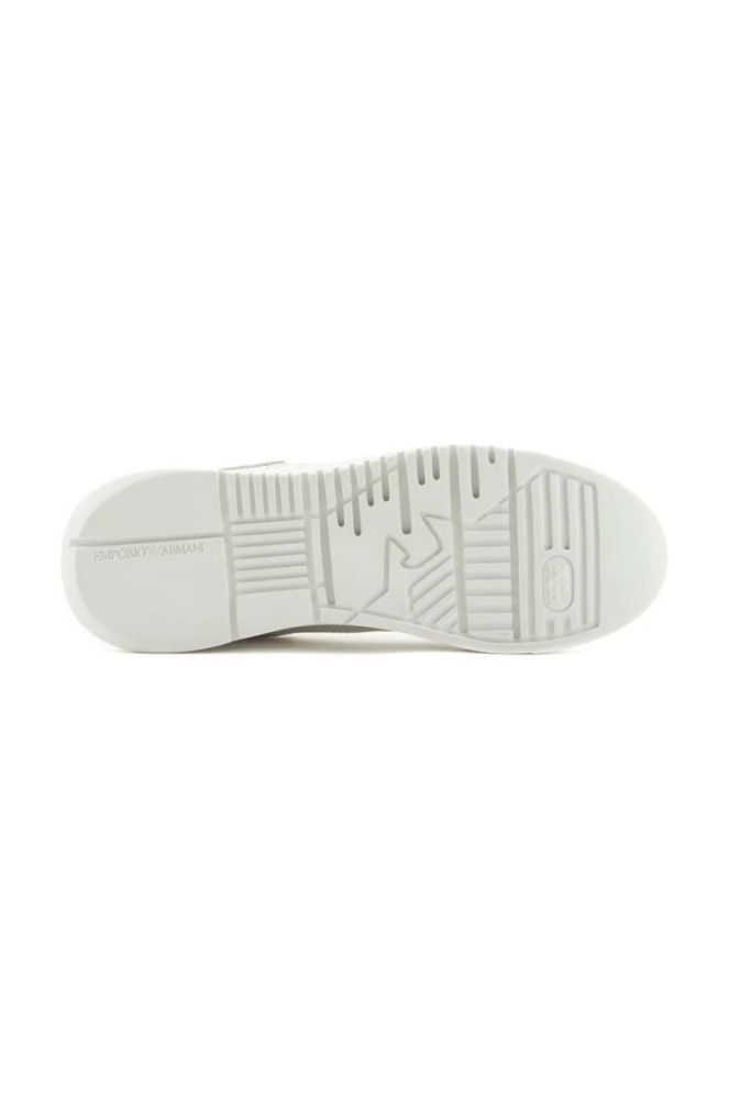 Шкіряні кросівки Emporio Armani колір білий X3X024 XN894 N195 фото 6