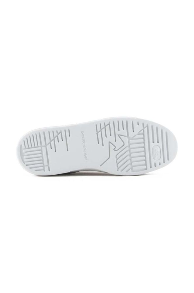 Шкіряні кросівки Emporio Armani колір білий X3X188 XF724 D611 фото 6