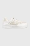 Кросівки Tommy Hilfiger TH WOVEN BASKET SNEAKER колір бежевий FW0FW07289 Кросівки Tommy Hilfiger TH WOVEN BASKET SNEAKER колір бежевий FW0FW07289