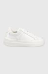 Шкіряні кросівки Tommy Hilfiger EMBOSSED COURT SNEAKER колір білий FW0FW07297 Шкіряні кросівки Tommy Hilfiger EMBOSSED COURT SNEAKER колір білий FW0FW07297