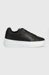 Шкіряні кросівки Tommy Hilfiger EMBOSSED COURT SNEAKER колір чорний FW0FW07297 Шкіряні кросівки Tommy Hilfiger EMBOSSED COURT SNEAKER колір чорний FW0FW07297