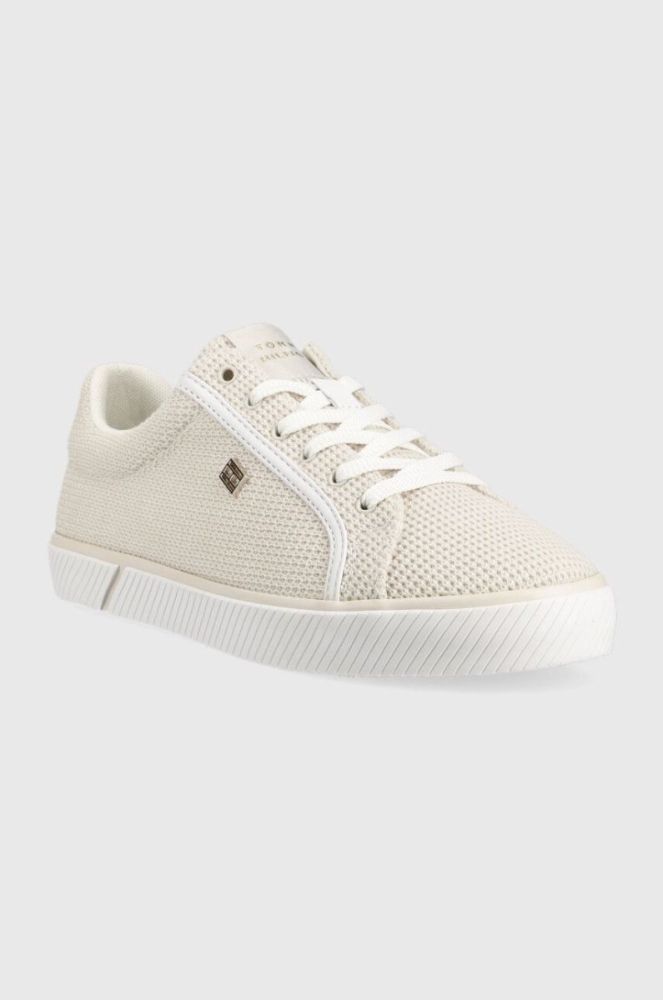 Кеди Tommy Hilfiger ESSENTIAL VULC MESH жіночі колір бежевий FW0FW07299 фото 2