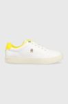 Шкіряні кросівки Tommy Hilfiger ELEVATED ESSENTIAL COURT SNEAKER колір білий FW0FW07377 (3255607) Шкіряні кросівки Tommy Hilfiger ELEVATED ESSENTIAL COURT SNEAKER колір білий FW0FW07377 (3255607)