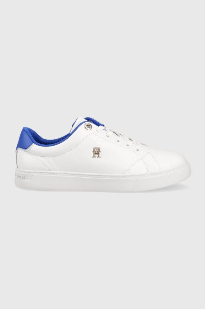 Шкіряні кросівки Tommy Hilfiger ELEVATED ESSENTIAL COURT SNEAKER колір білий FW0FW07377 (3255336)