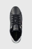 Шкіряні кросівки Tommy Hilfiger CORP WEBBING SNEAKER колір синій FW0FW07379