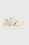 Кросівки Tommy Hilfiger CORP WEBBING RUNNER колір бежевий FW0FW07383 Кросівки Tommy Hilfiger CORP WEBBING RUNNER колір бежевий FW0FW07383