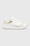 Шкіряні кросівки Tommy Hilfiger ELEVATED EMBOSSED RUNNER колір білий FW0FW07384 Шкіряні кросівки Tommy Hilfiger ELEVATED EMBOSSED RUNNER колір білий FW0FW07384