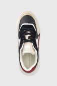 Шкіряні кросівки Tommy Hilfiger CHUNKY TH RUNNER колір синій FW0FW07386