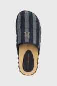 Шльопанці Tommy Hilfiger TH DENIM CONTRAST CLOG жіночі колір синій на платформі FW0FW07410