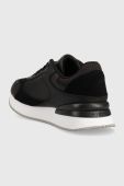 Шкіряні кросівки Tommy Hilfiger ELEVATED EMBOSSED RUNNER колір чорний FW0FW07452