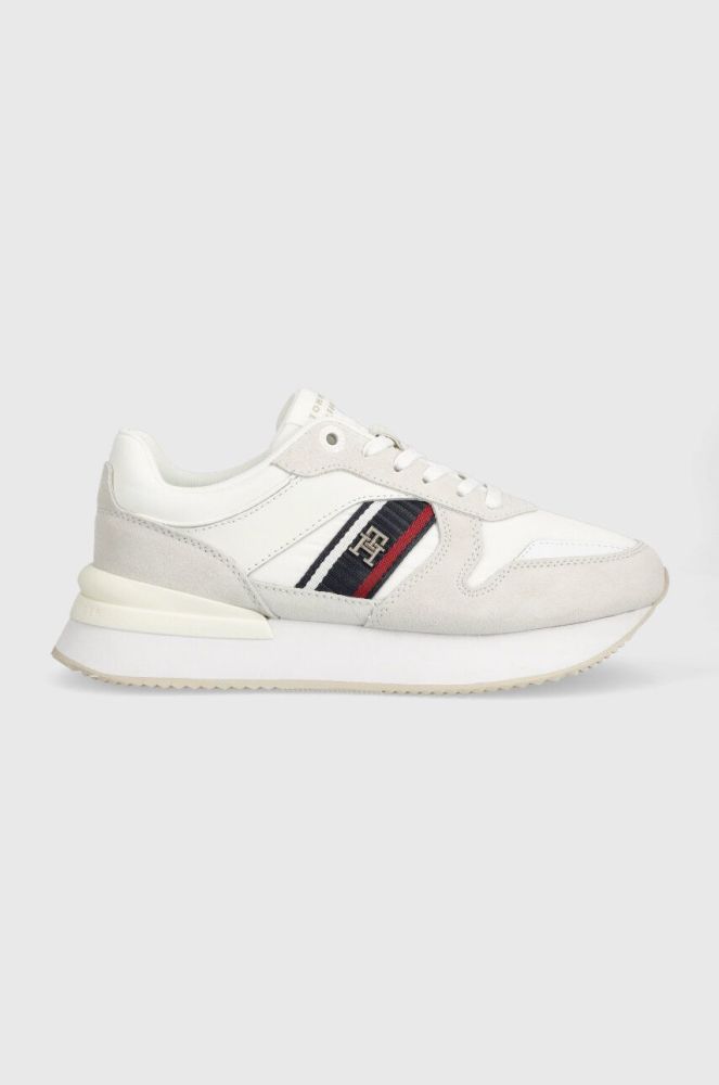 Кросівки Tommy Hilfiger CORP WEBBING RUNNER колір білий FW0FW07466