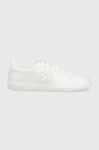 Шкіряні кросівки Tory Burch Double T Howell Court колір білий 149728-123 Шкіряні кросівки Tory Burch Double T Howell Court колір білий 149728-123