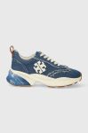 Кросівки Tory Burch Good Luck 150212-426 колір блакитний Кросівки Tory Burch Good Luck 150212-426 колір блакитний