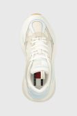 Кросівки Tommy Jeans TJW FASHION RUNNER колір бежевий EN0EN02230