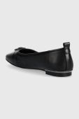Шкіряні балетки Dkny K3300818 колір чорний  Lory