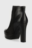 Черевики Dkny K2304397 жіночі колір чорний на танкетці Liana
