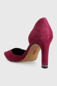 Замшеві туфлі Dkny K2386252 колір фіолетовий Carlene