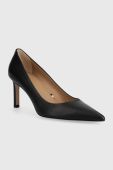 Шкіряні туфлі BOSS Janet Pump 70-N_N колір чорний 50498836