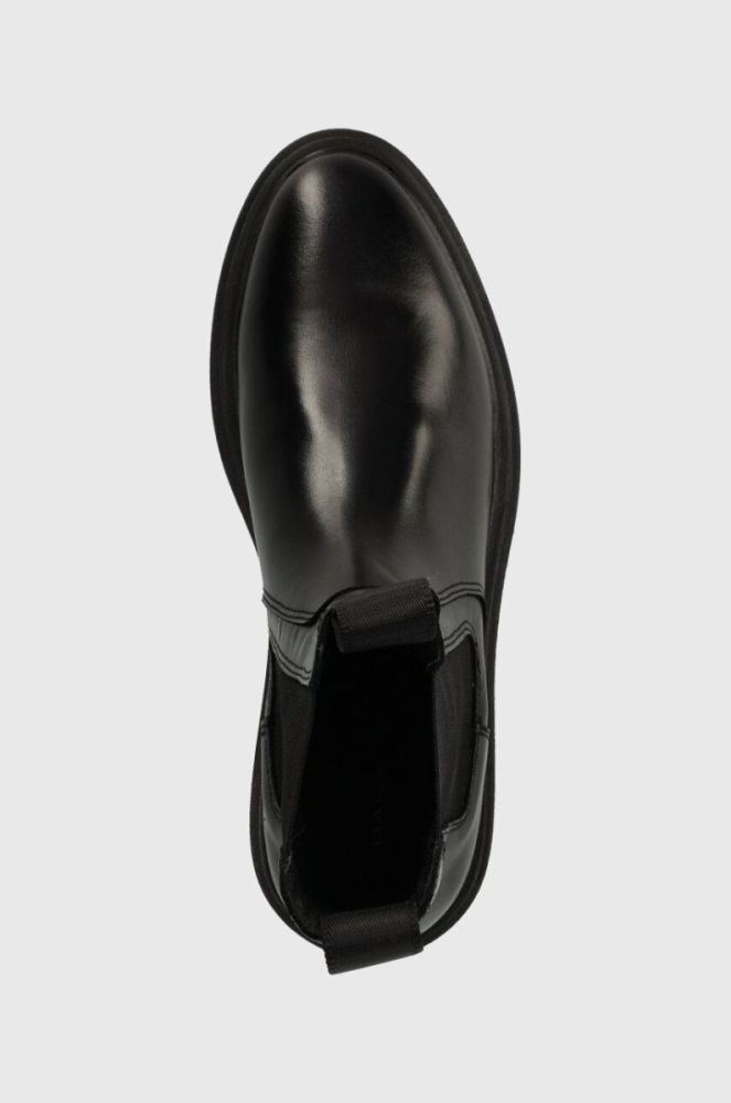 Шкіряні черевики Gant Zandrin жіночі колір чорний на платформі 27551400.G00 фото 4