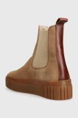 Замшеві черевики Gant Snowmont жіночі колір бежевий на платформі утеплене 27553397.G11 Замшеві черевики Gant Snowmont жіночі колір бежевий на платформі утеплене 27553397.G11