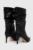 Шкіряні чоботи Gant Bettany жіночі колір чорний на шпильці 27581268.G00
