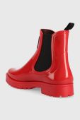 Гумові чоботи HUGO Tabita жіночі колір червоний 50498397