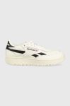 Шкіряні кросівки Reebok Classic CLUB C колір білий H04190-CHL/CB/CHL Шкіряні кросівки Reebok Classic CLUB C колір білий H04190-CHL/CB/CHL