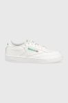 Шкіряні кросівки Reebok Classic CLUB C колір білий IF5092-FTW/FTW/G Шкіряні кросівки Reebok Classic CLUB C колір білий IF5092-FTW/FTW/G