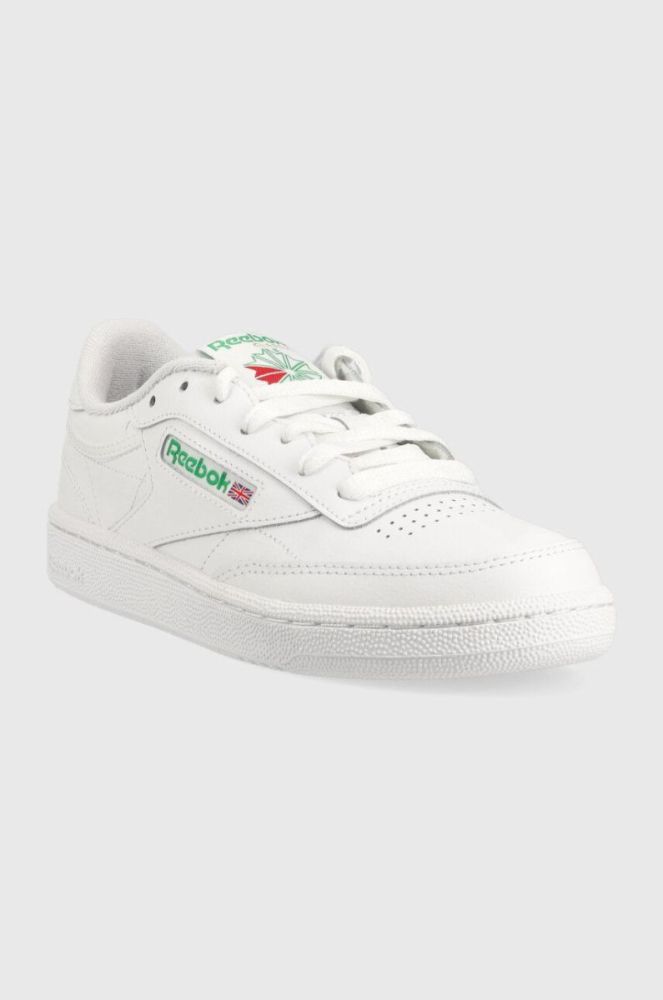 Шкіряні кросівки Reebok Classic CLUB C колір білий IF5092-FTW/FTW/G фото 2