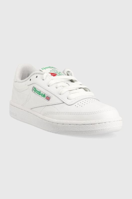 Шкіряні кросівки Reebok Classic CLUB C колір білий IF5092-FTW/FTW/G фото 2