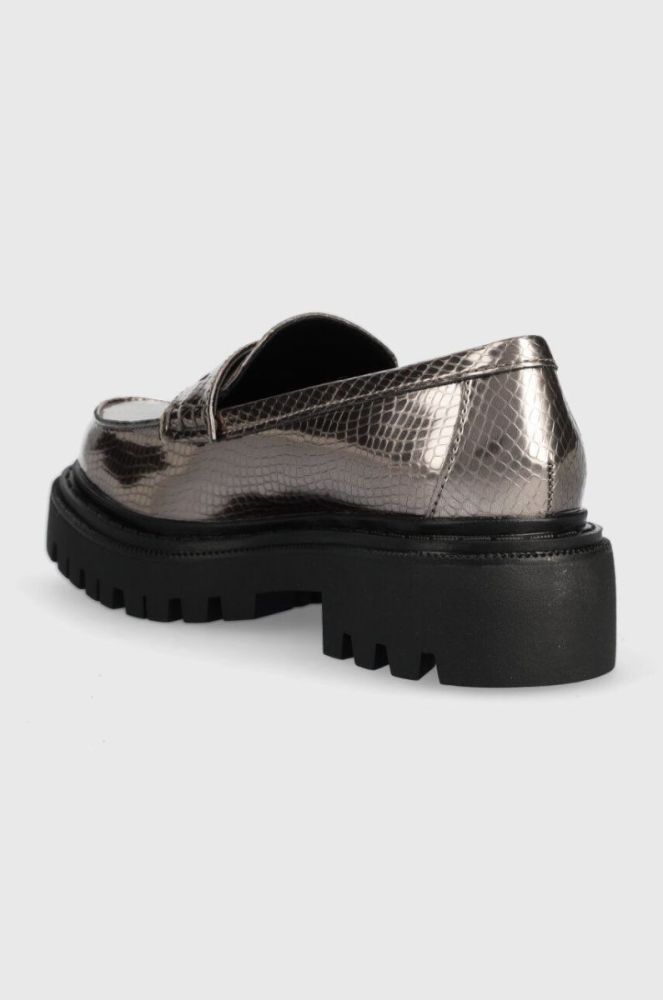 Мокасини Aldo Bigstrut жіночі колір срібний на платформі 13620575.Bigstrut фото 3