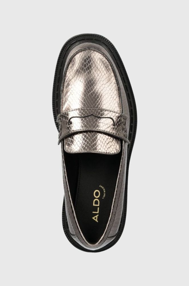 Мокасини Aldo Bigstrut жіночі колір срібний на платформі 13620575.Bigstrut фото 4