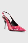 Туфлі Love Moschino колір рожевий JA10149G1HJR0604