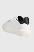 Шкіряні кросівки Love Moschino колір білий JA15374G1HIA110A