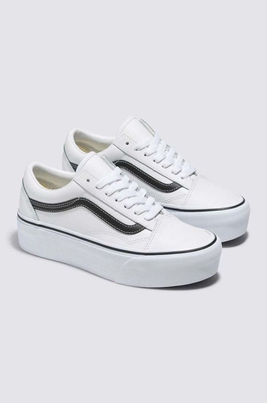 Замшеві кеди Vans Old Skool Stackform колір білий VN0A7Q5MTWB1 фото 2