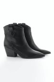 Шкіряні черевики Kennel & Schmenger Dallas жіночі колір чорний каблук блок 21-73640.420