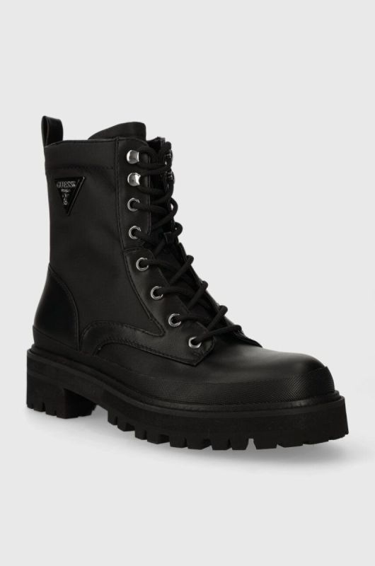 Черевики Guess BADA жіночі колір чорний на платформі FL7BDA ELE10 фото 2