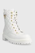 Черевики Guess BADAE жіночі колір білий на плоскому ходу FL7BDE ELE10