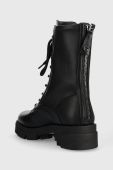 Черевики Guess FL7MDY ELE10 жіночі колір чорний на плоскому ходу MADAYA