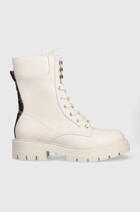 Черевики Guess FL7OTT ELE10 жіночі колір бежевий на платформі OBETTER Черевики Guess FL7OTT ELE10 жіночі колір бежевий на платформі OBETTER