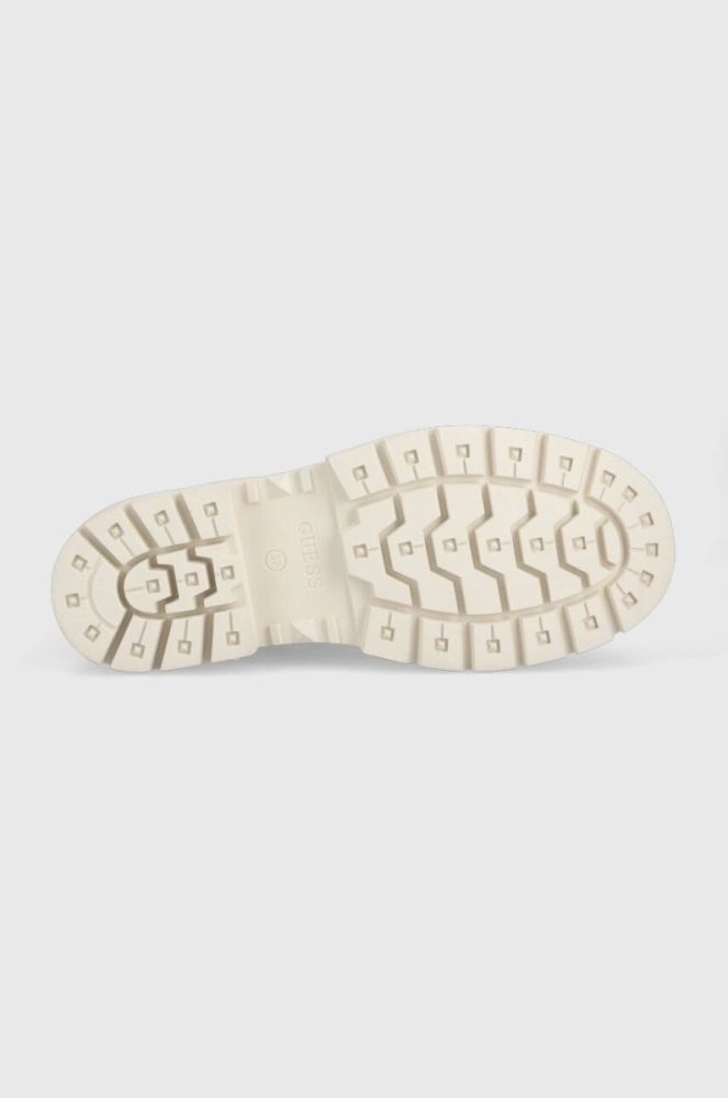 Черевики Guess FL7OTT ELE10 жіночі колір бежевий на платформі OBETTER фото 5