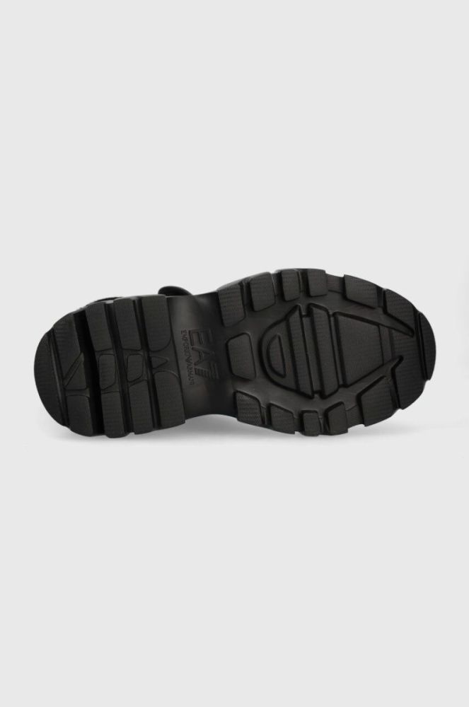Черевики EA7 Emporio Armani жіночі колір чорний на платформі злегка утеплена X8M001 XK229 S868 фото 5