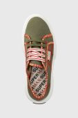 Кеди MAX&Co. Supermax x Superga жіночі колір зелений (3402213)