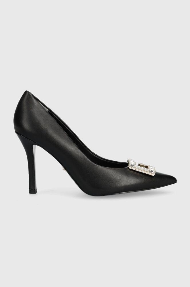 Шкіряні туфлі Guess FL7SCN LEA08 колір чорний SCANDEL