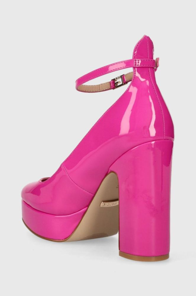 Туфлі Guess TEMIS колір рожевий каблук блок FL7TMS PAF08 фото 3