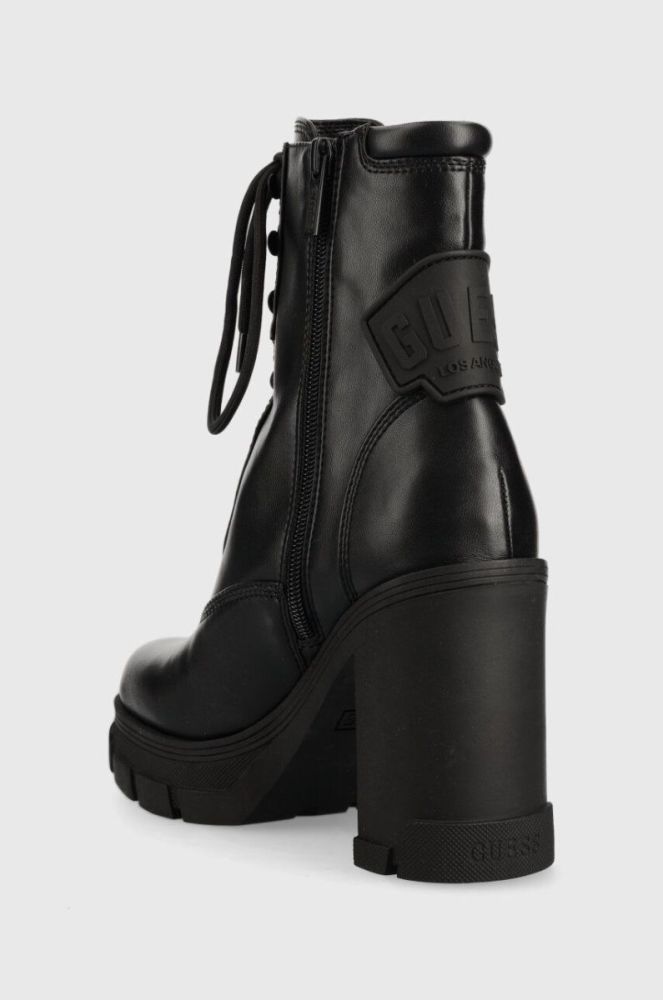 Черевики Guess XENNIA жіночі колір чорний каблук блок FL7XEN ELE10 фото 3