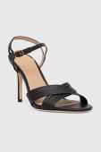 Шкіряні сандалі Lauren Ralph Lauren Madelaine колір чорний 802912331001