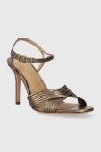 Шкіряні сандалі Lauren Ralph Lauren Madelaine колір золотий 802912330001
